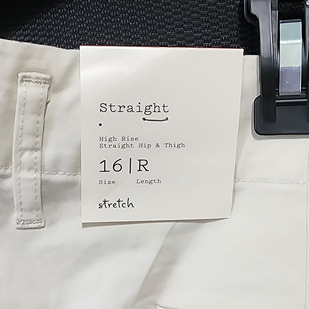 a new day Women's Cream Straight Leg Pants - Picture 5 of 9